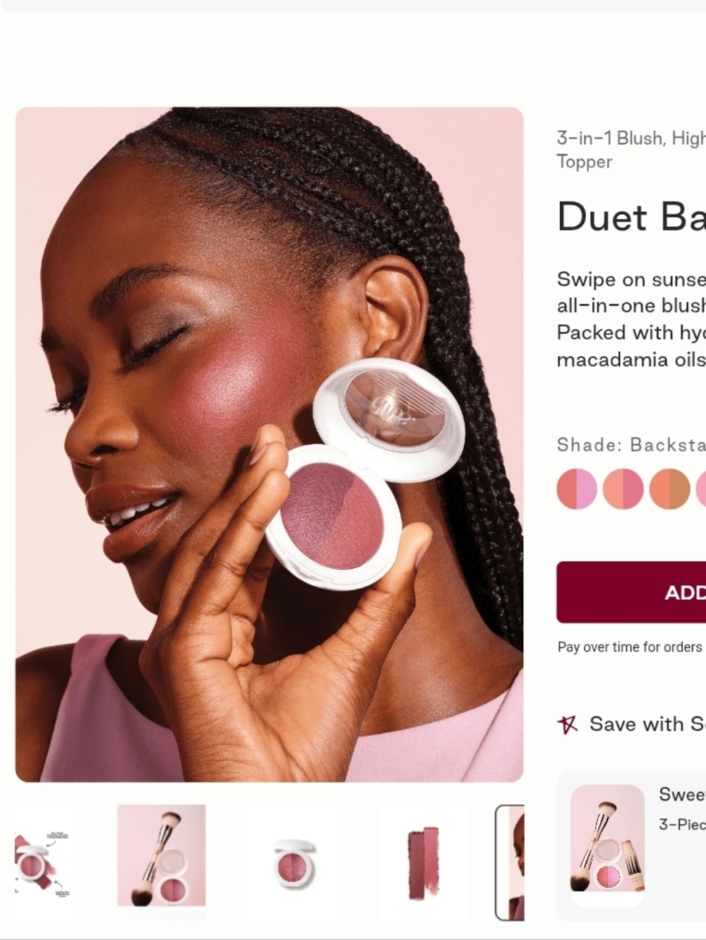 Dibs Beauty The Duet Blush & Highlighter Duo - Picture 3 of 9